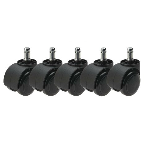 Efalock Professional kappersfiets wieltjes universeel 5 stuks