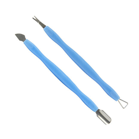 Professionele Nageltool Set voor Manicure en Pedicure - 4-in-1 Set - Blauw (2 stuks)