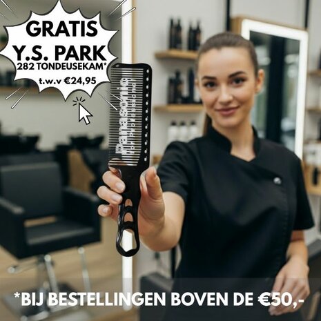 YS Park YS-282 tondeusekam gratis bij besteding van 50 euro.