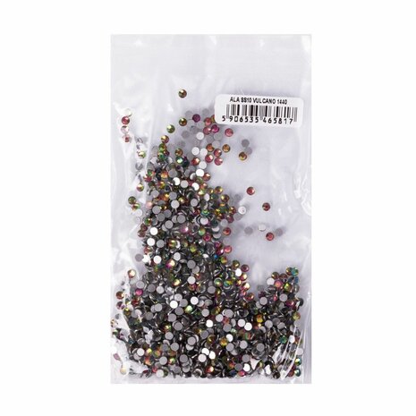 rhinestones vulcano in verpakking