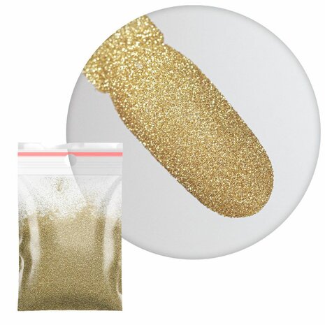 Glitter Dust nagelpoeder goud 5g