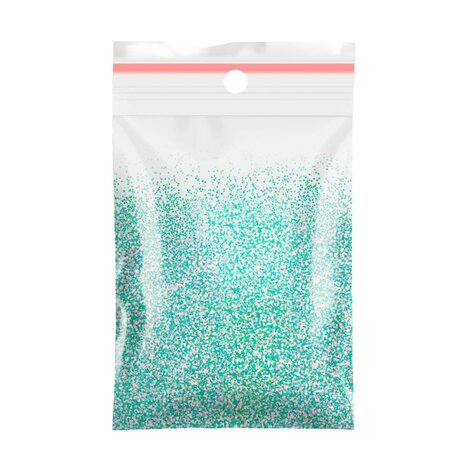 grootverpakking turqoise nail art glitters voor salongebruik