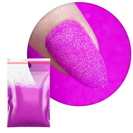 GNB-Lab nagelglitters Neon Fuchsia Nr. 53 - Grootverpakking 20g