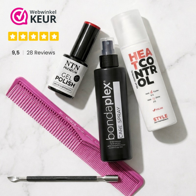 Groothandel nagels, haarverzorging en beauty artikelen voor zakelijk en particulier; kwaliteitsmerken zoals NTN, Hercules Triumph en Dusy Professional met WebwinkelKeur.