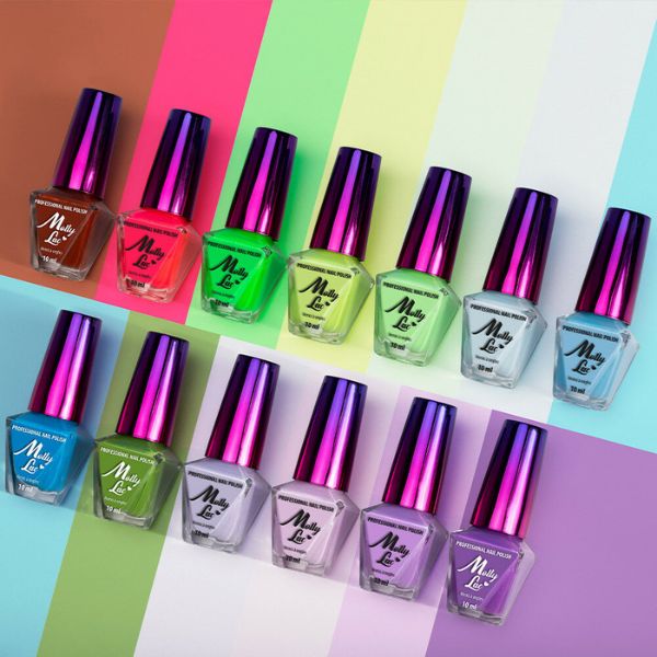 nagellak in moderne en trendy gellak kleuren voor thuisgebruik