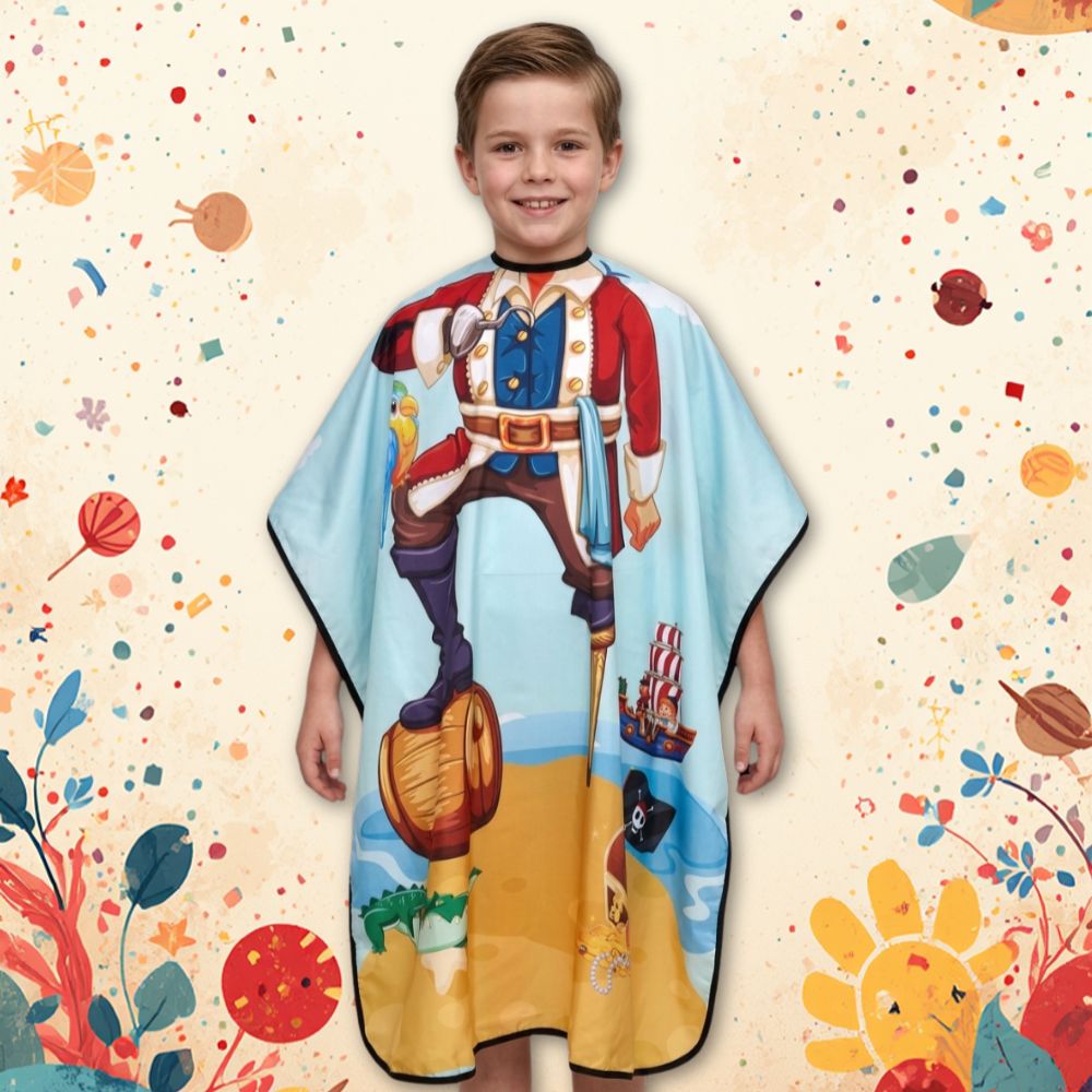 kapmantel voor kinderen; professionele kleding voor kapper en thuisgebruik kopen