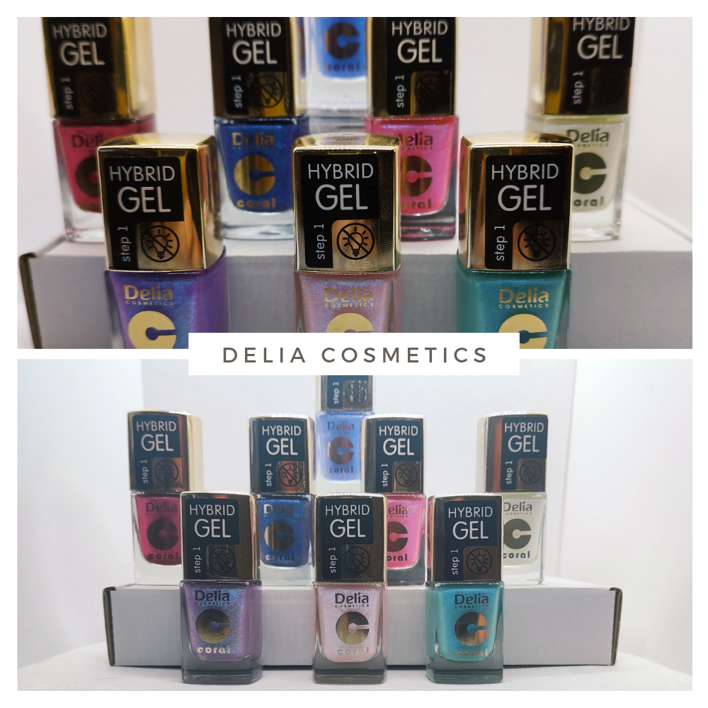 Multireflex assortiment Hybrid gel nagellak zonder lamp van Delia Cosmetics