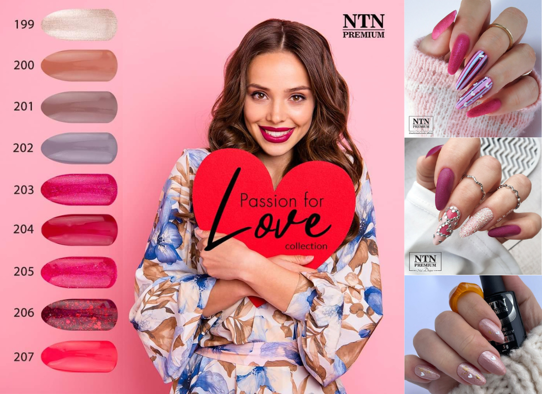 Gellak kleuren van de passion for love collectie van NTN Premium.