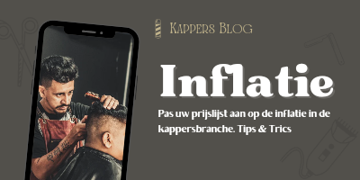 Pas uw prijslijst aan op de inflatie in de kappersbranche. Pas uw prijslijst aan op de inflatie in de kappersbranche.