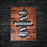 Wandbord barberpole _